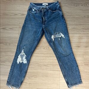 Abercrombie & Fitch High Rise Mom Jean